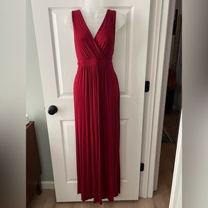 Maxi red dress size large